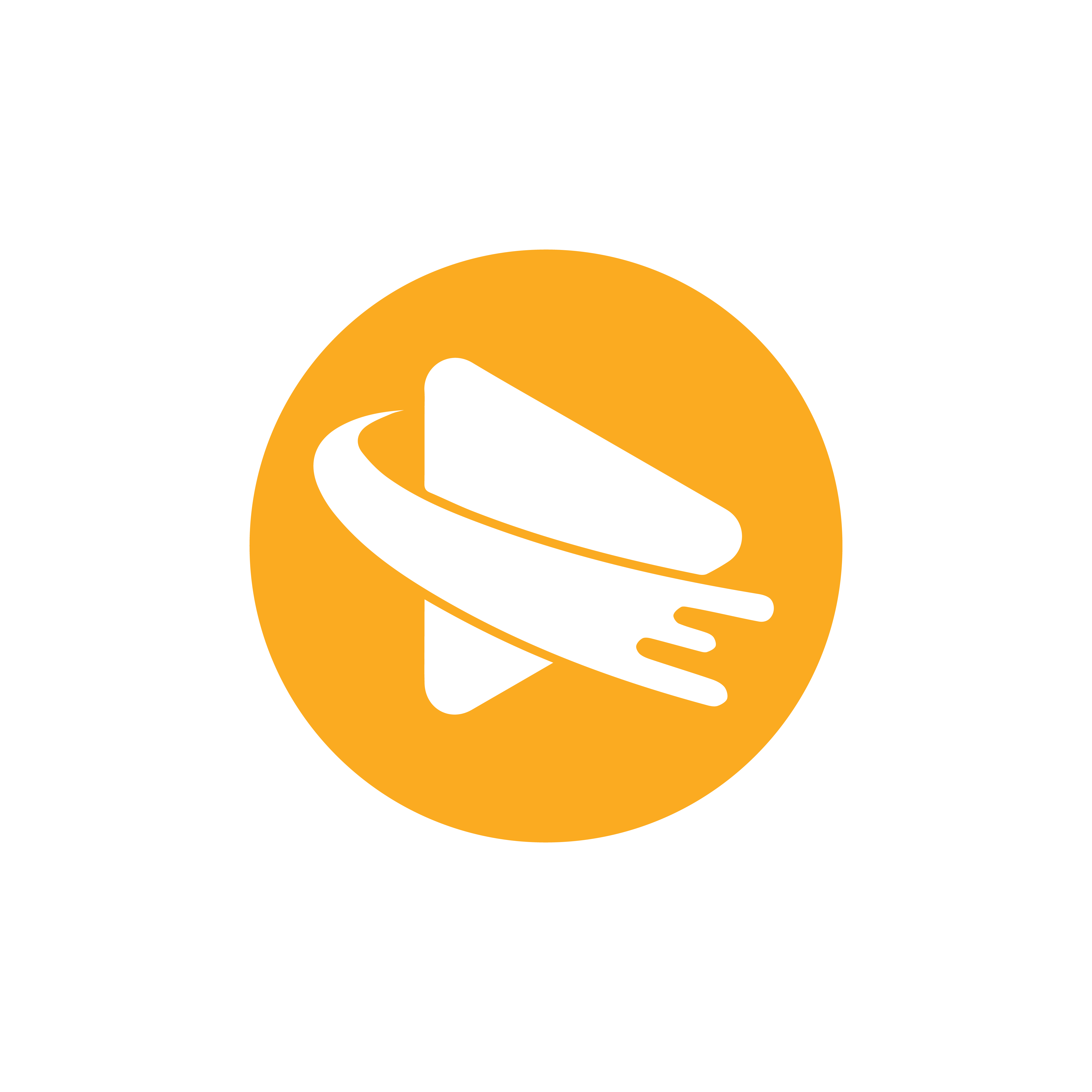 Patte Final Logo Wordless Transparent Orange
